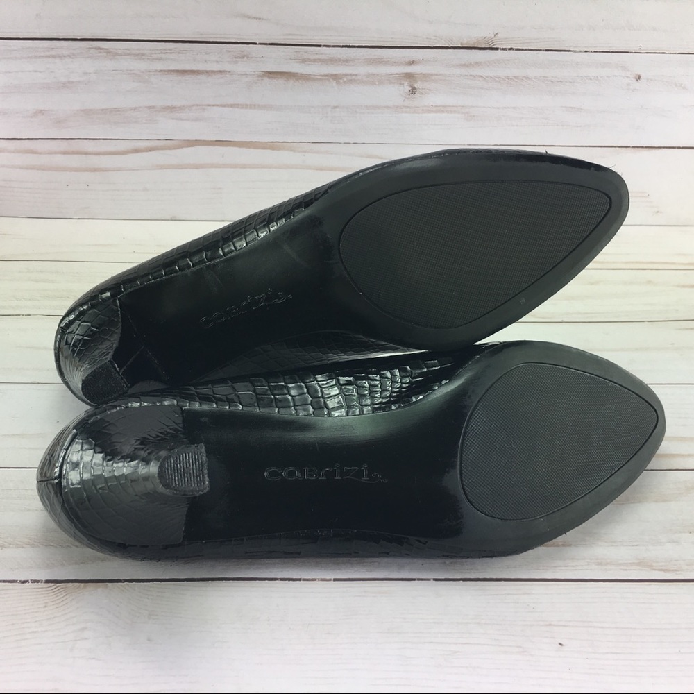 ❤️Cabrizi Black heels size 9M - Picture 6 of 8